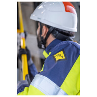 BLOUSON ATEX HV 260 XP BLANCAS JAUNE FLUO/MARINE